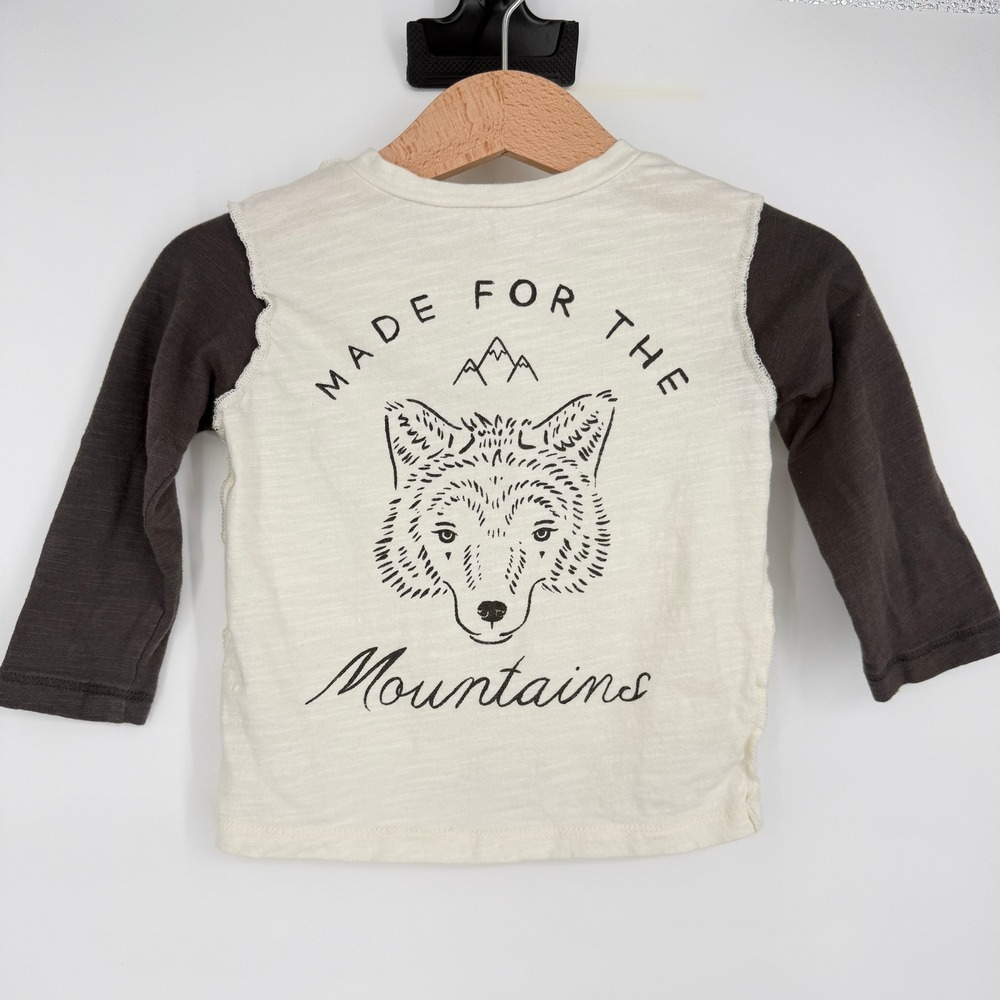 Rylee + Cru‎ Baby Boy Made for the Mountains Henley Shirt 6-12 Months